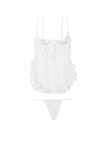 VERY SEXY Eyelet Lace Open-Cup Apron