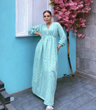 Medium elastic cotton abaya