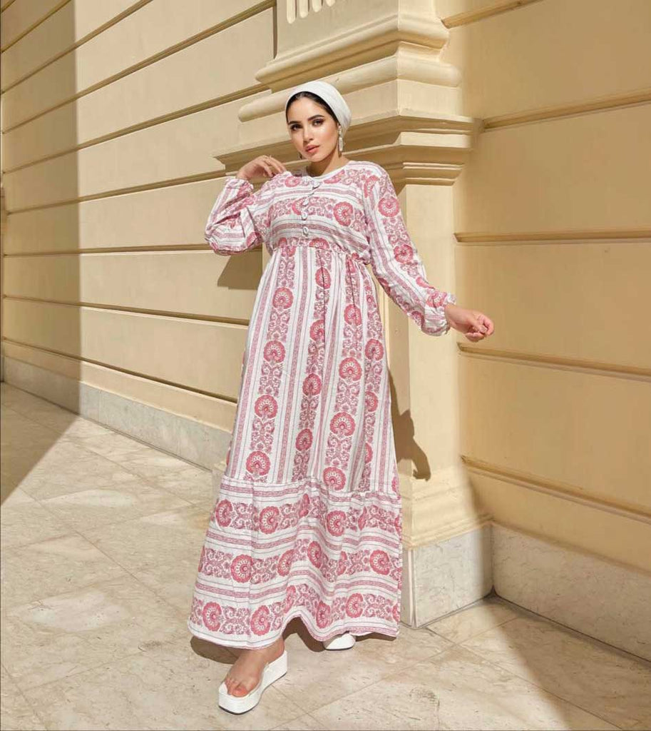 Elegant long abaya