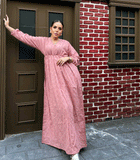 Medium elastic cotton abaya
