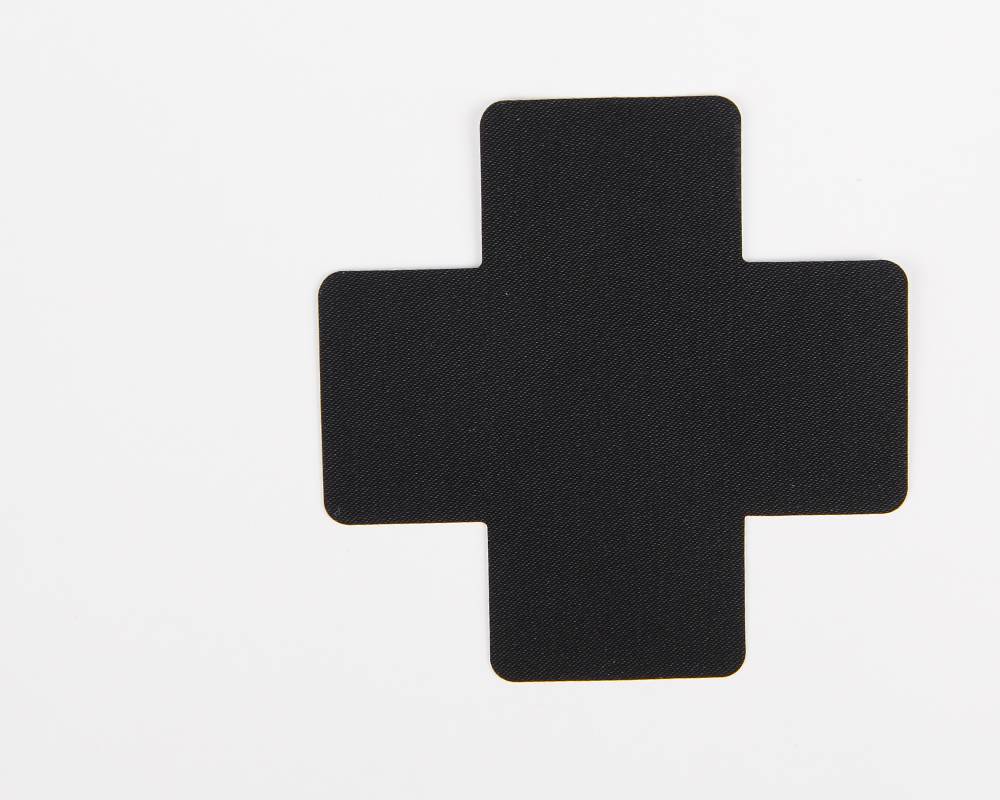 Black Cross Nipple Hiding Stickers With Farawlaya
