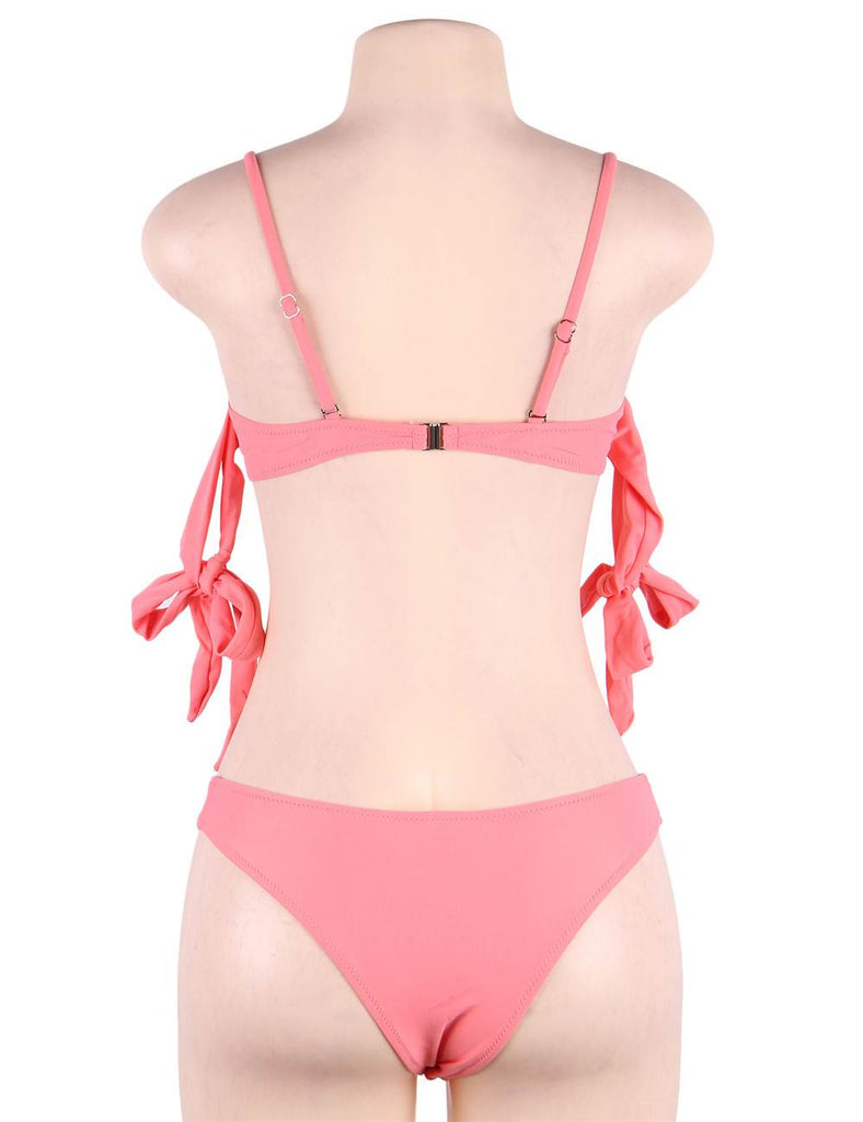 Bandage Rhinestone Decoration Sexy Summer Women‘s Bikini Set With Farawlaya