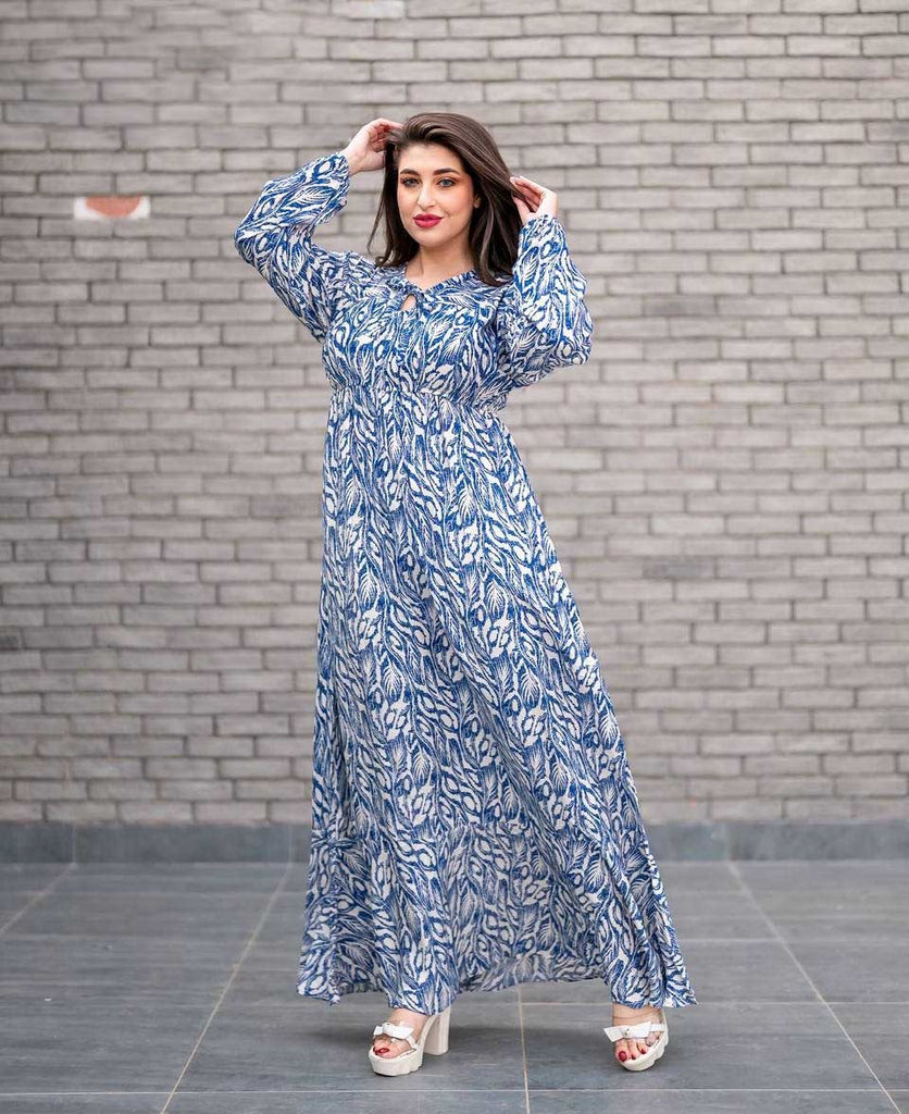 Elegant imported cotton abaya