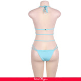 New Sexy Blue Summer Women Bikini Set